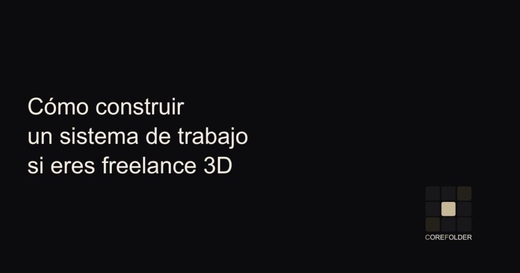 Sistema trabajo freelance 3D